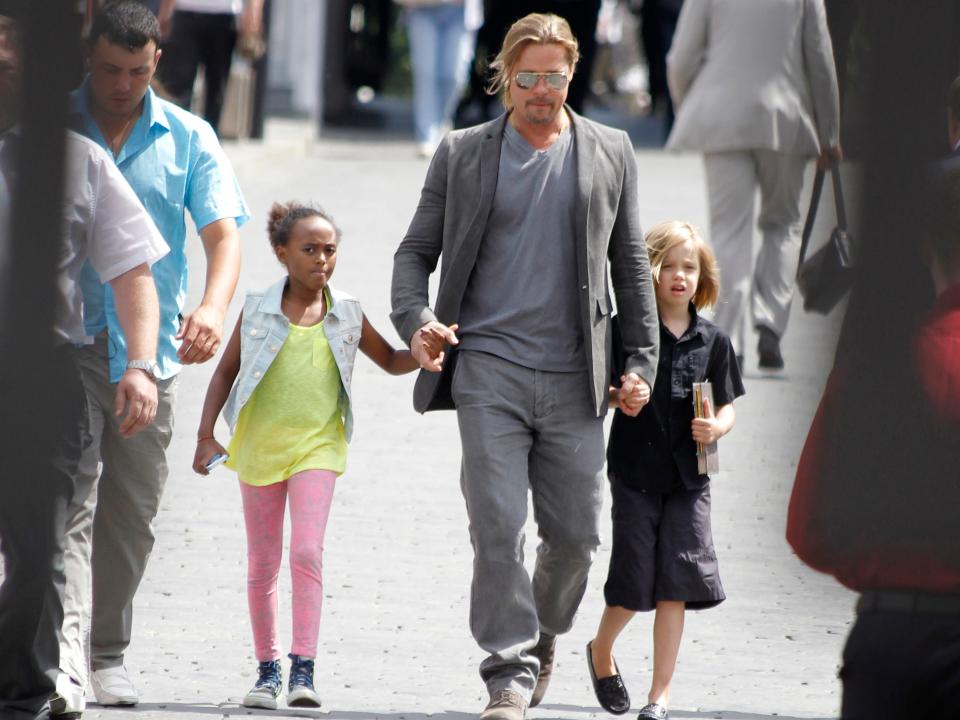 brad pitt shiloh zahara