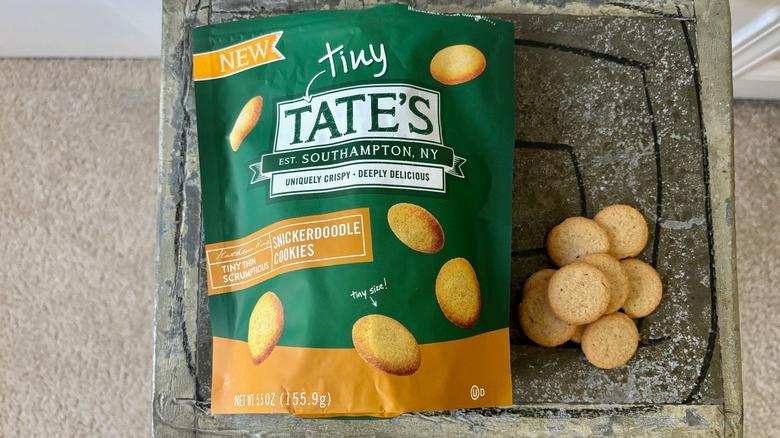 Tate's diminutive snickerdoodles and bag