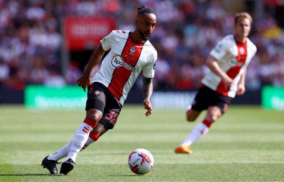 Theo Walcott in action for Southampton in May 