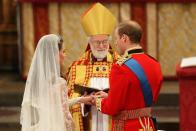 <p>The bride's wedding ring is made from a special type of Welsh gold, a tradition started by Queen Elizabeth’s mother back in the 20s. This gold is even more valuable than any mined in South Africa or Australia. Harry on the other hand will be able to decide if he wants to wear a wedding band. Neither Prince Philip or brother William currently do.</p>