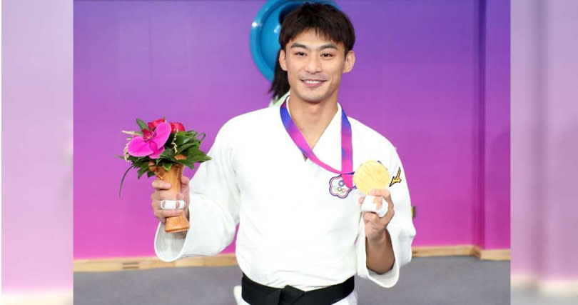 「柔道男神」楊勇緯在本屆亞運會男子60公斤級決賽奪金。（圖／報系資料照）