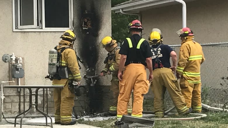 9th Regina home hit by power box fire