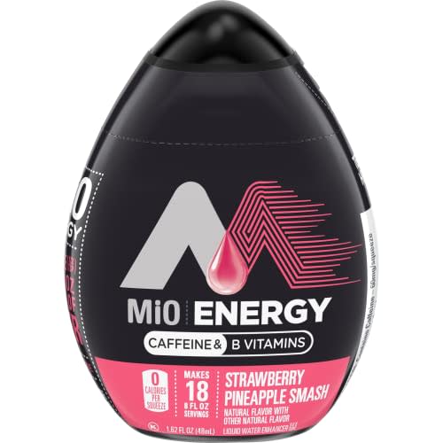 Mio Energy Liquid Water Enhancer, Strawberry Pineapple Smash, 1.62 OZ, 12-Pack