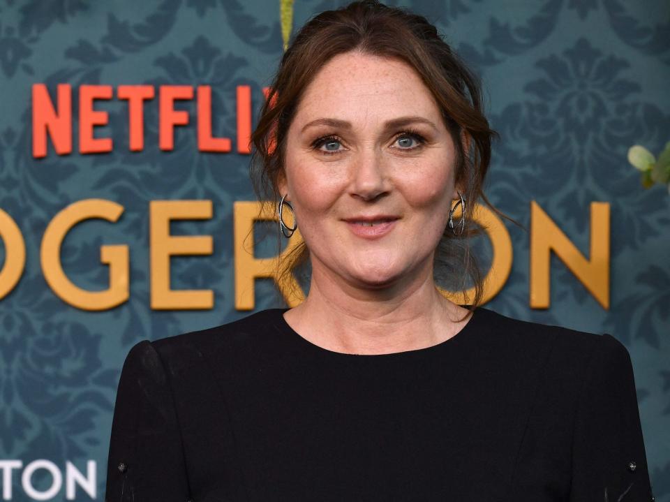 Ruth Gemmell arrives for Netflix's "Bridgerton Season 3" premiere at Alice Tully Hall on May 13, 2024