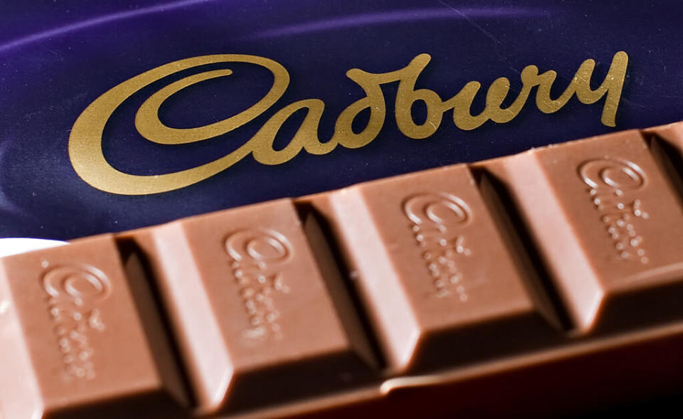 A bar of Cadbury's Dairy Milk chocolate is pictured in London, on January 14, 2010.  Source: Getty 