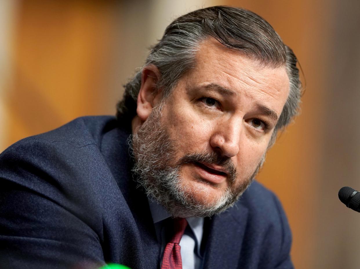 US Senator Ted Cruz questions nominee for United Nations Ambassador Linda Thomas-Greenfield  (REUTERS)