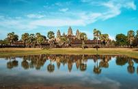 <p><strong><a rel="nofollow noopener" href="https://www.tripadvisor.co.uk/Attraction_Review-g297390-d317907-Reviews-Angkor_Wat-Siem_Reap_Siem_Reap_Province.html" target="_blank" data-ylk="slk:What the reviewers said:;elm:context_link;itc:0;sec:content-canvas" class="link ">What the reviewers said:</a> '</strong>The buildings of Angkor Wat are truly magnificent. Together they give a glimpse of what it must have taken to become one of the most influential civilisations in South East Asia.'</p><p><a rel="nofollow noopener" href="https://www.tripadvisor.co.uk/Hotels-g297390-Siem_Reap_Siem_Reap_Province-Hotels.html" target="_blank" data-ylk="slk:BOOK NOW;elm:context_link;itc:0;sec:content-canvas" class="link ">BOOK NOW</a></p>