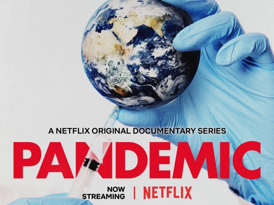 Pandemic Netflix docu-series cover art