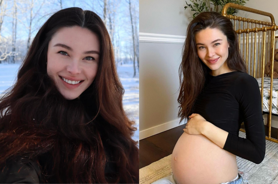 Canadian model Willow Allen had some challenges in her pregnancy. (Photo via Instagram/@willow.allen)