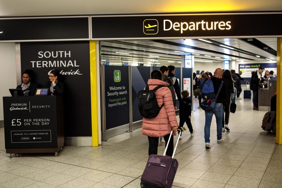 The airport, the second largest in the UK after Heathrow, said it hoped the runway would be in use by the middle of 2020. (Getty )