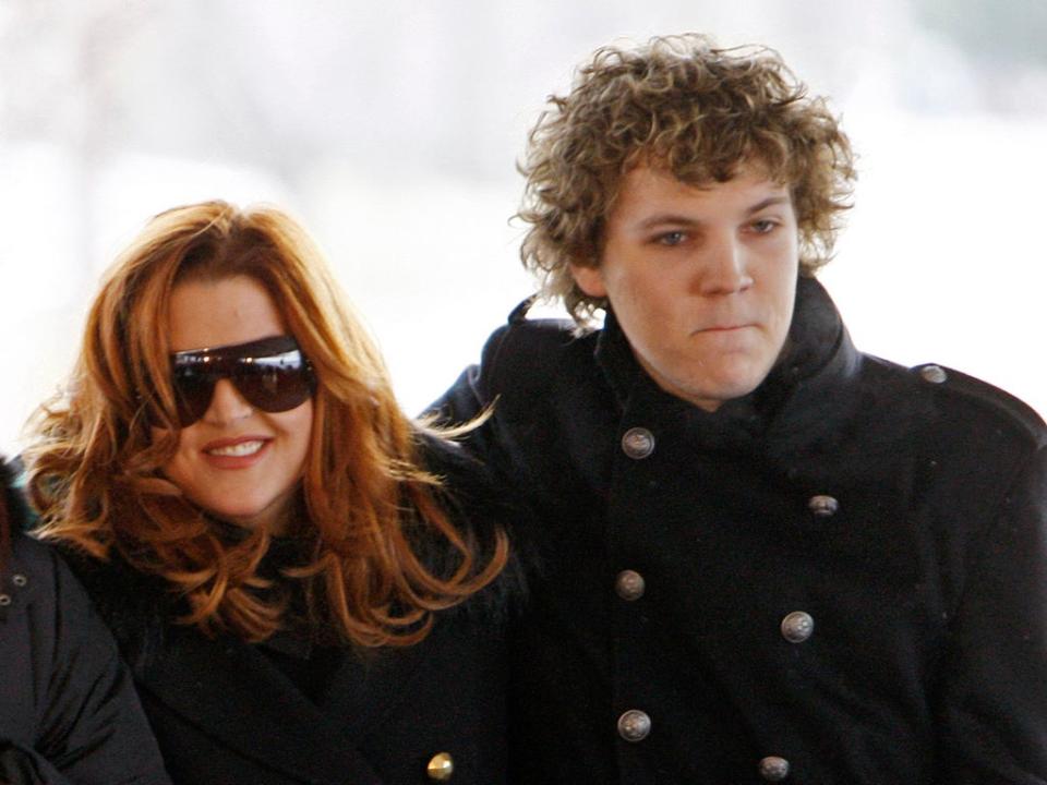 Lisa Marie Presley and Benjamin Keough in Memphis in 2010 (AP)