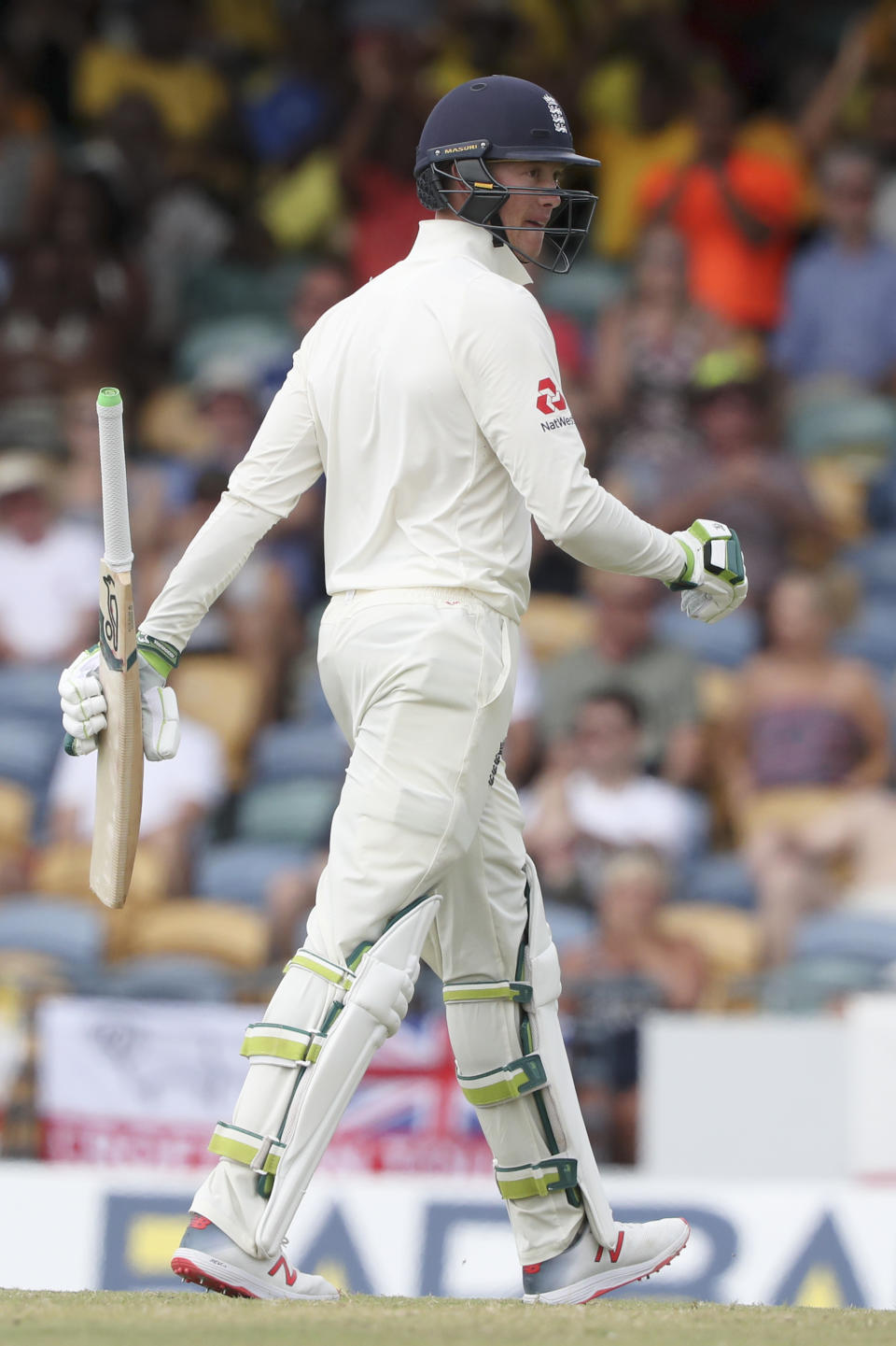 The tourists were crushed by 381 runs in the first Test against the West Indies.