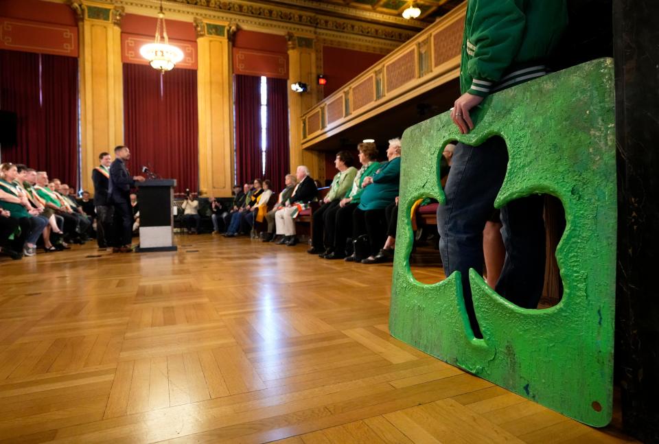 The Shamrock Club of Columbus, 60 W. Castle Road, started in 1936 and touts itself as central Ohio's largest Irish organization.