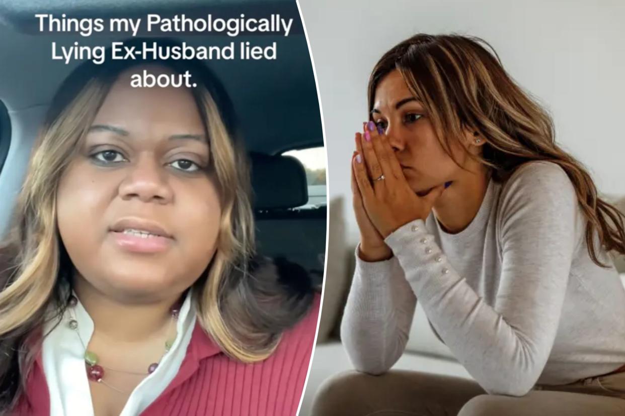 In the wake of Reesa Teesa's viral videos about her ex-husband (left), experts are sharing signs that you're in a relationship with a pathological liar.