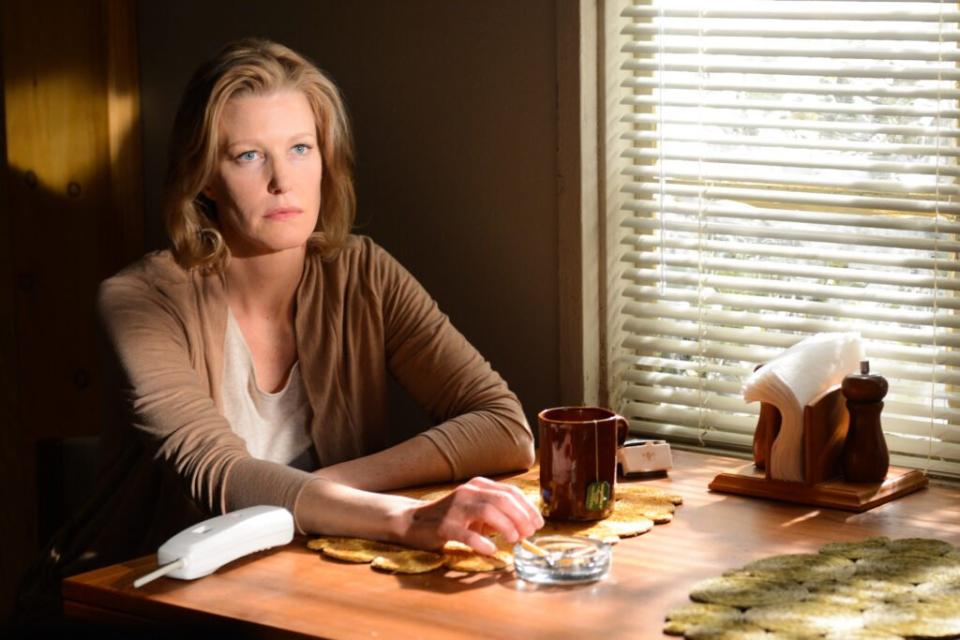 Rhea Seehorn. Anna Gunn as Skyler White in Breaking Bad