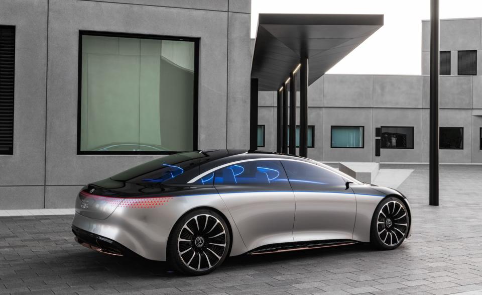 View Photos of the Mercedes-Benz Vision EQS Concept