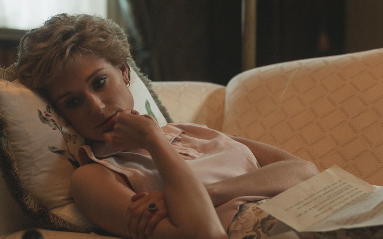 In der letzten Staffel "The Crown" steht unter anderem der Tod von Prinzessin Diana (gespielt von Elizabeth Debicki) im Mittelpunkt. (Bild: Netflix)