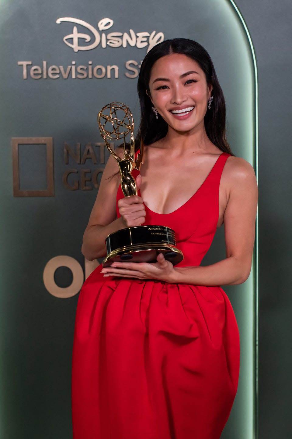 japanese actresssinger anna sawai attends the walt disney companys emmy celebration red carpet event at the music center in los angeles, september 15, 2024 photo by apu gomes afp photo by apu gomesafp via getty images