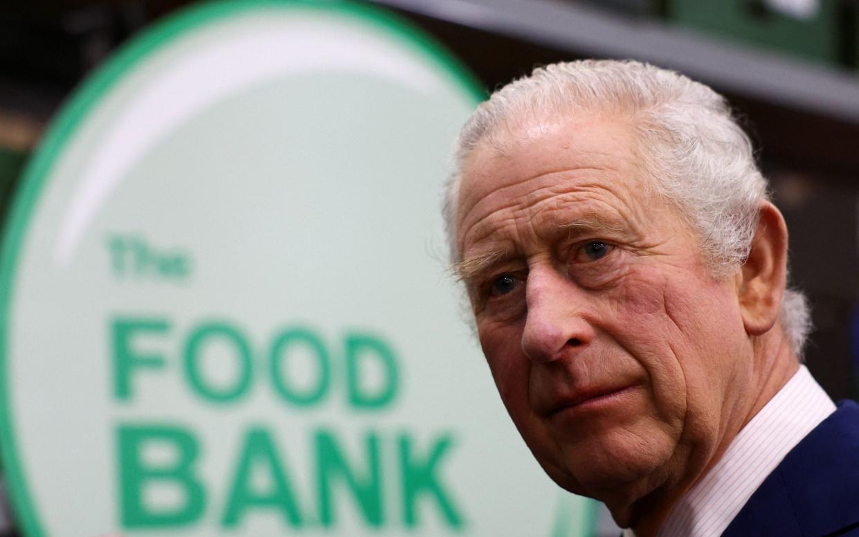 King Charles visits the Milton Keynes food to see the support they provide to communities across the city - Molly Darlington/REUTERS