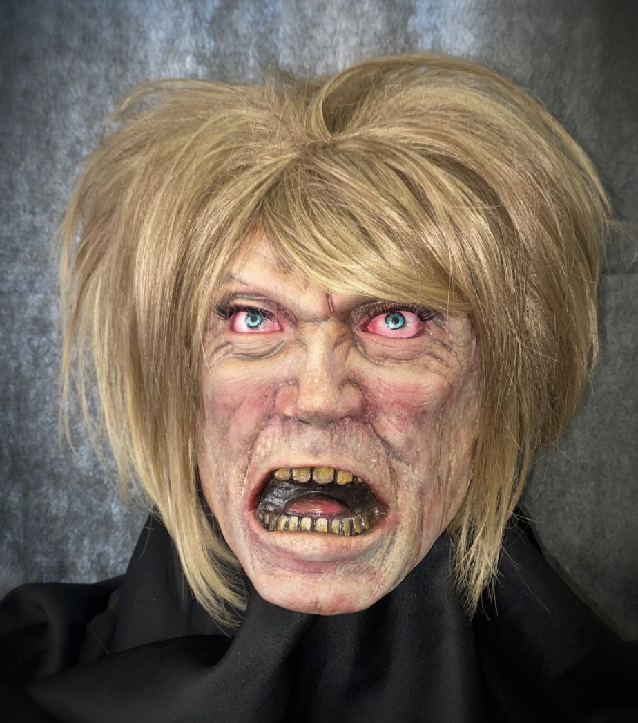 This "Karen" Halloween mask is selling fast on Etsy. (Photo: Etsy/Kamoras Costumes)