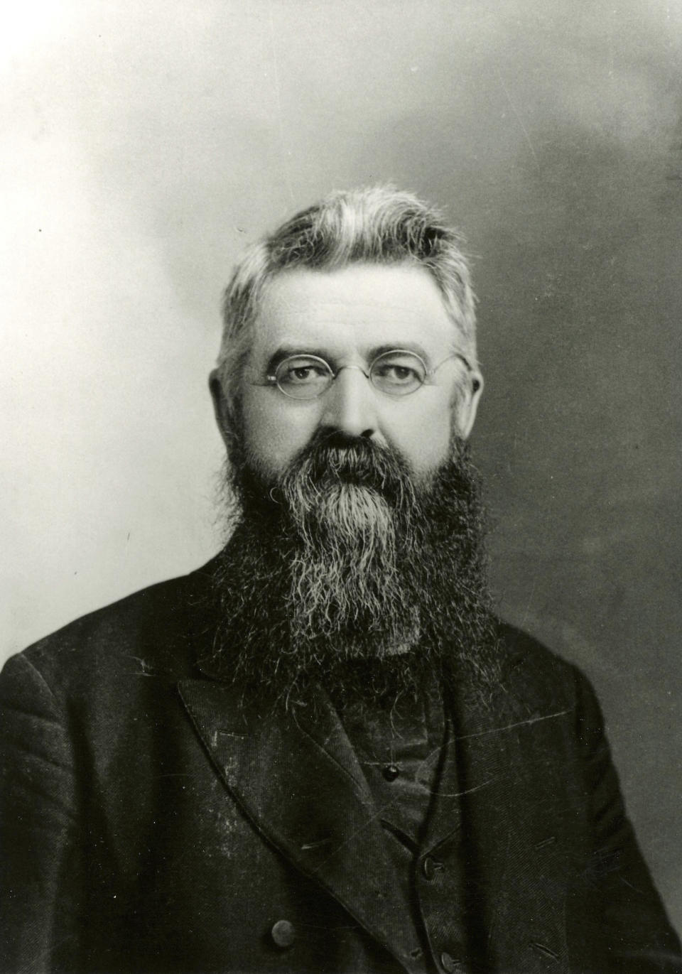 This photo provided by the Presentation Sisters Archives in October 2023 shows an undated portrait of the Rev. Robert W. Haire, a socialist Catholic priest and influential direct democracy advocate who lived in Aberdeen, South Dakota, in the late 1800s and early 1900s. Along with his ballot measure legacy, Haire also started an Aberdeen church that is still active today and so is the Presentation Sisters, the Catholic community he invited to Aberdeen to set up a school in 1886. (Presentation Sisters Archives via AP)