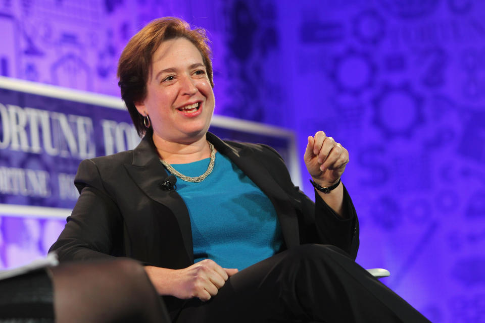 Associate Justice of the U.S. Supreme Court Elena Kagan speaks onstage at the FORTUNE Most Powerful Women Summit on October 16, 2013 in Washington, D.C.  (Photo by Paul Morigi/Getty Images for FORTUNE)