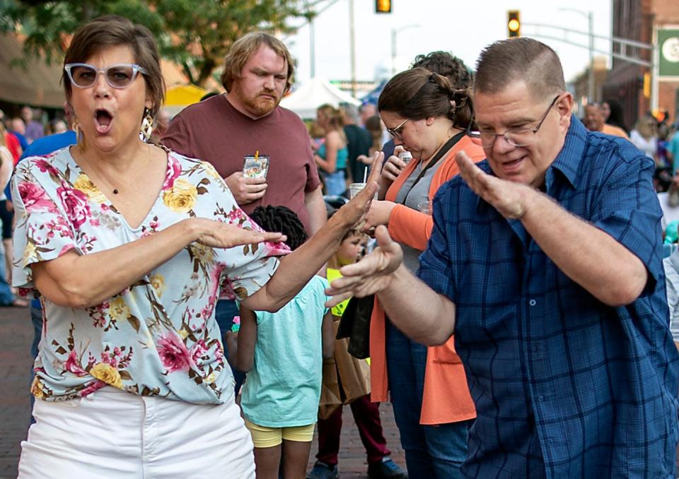Photos from the inaugural First Fridays on Seminary Street event of 2021 on July 2, 2021.