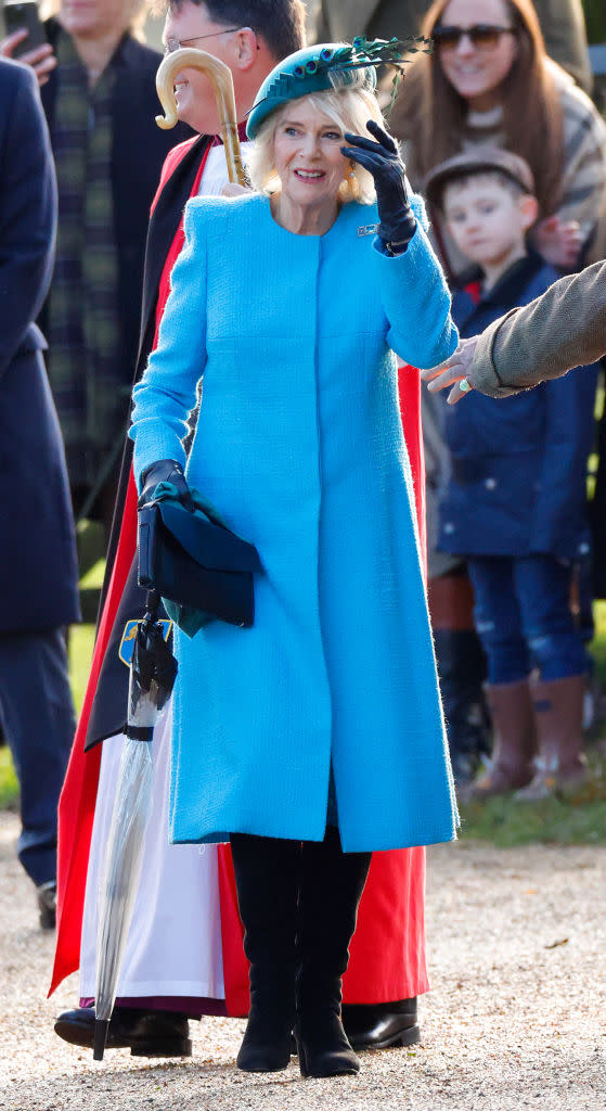 Queen Camilla, King Charles, Sandringham, New Year's Eve, 2024