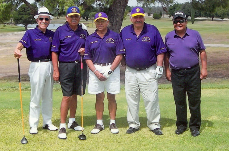 <strong>Courtesy: Latin American International Sports Hall of Fame</strong><br>Left to right: Felipe Romero, Guadelupe Felan, Gene Vasquez, joe Trevino, and Mario Lomas