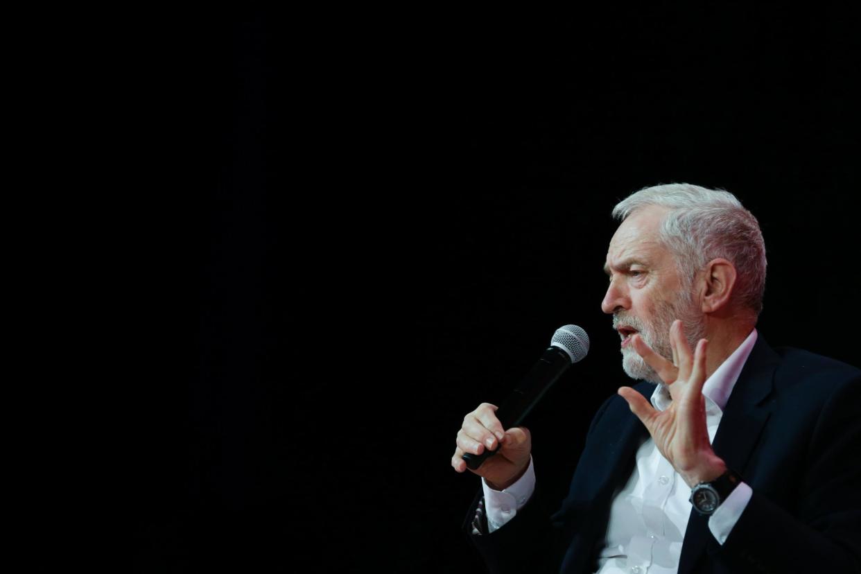 Mr Corbyn will outline what he sees as the four great threats to humanity: EPA