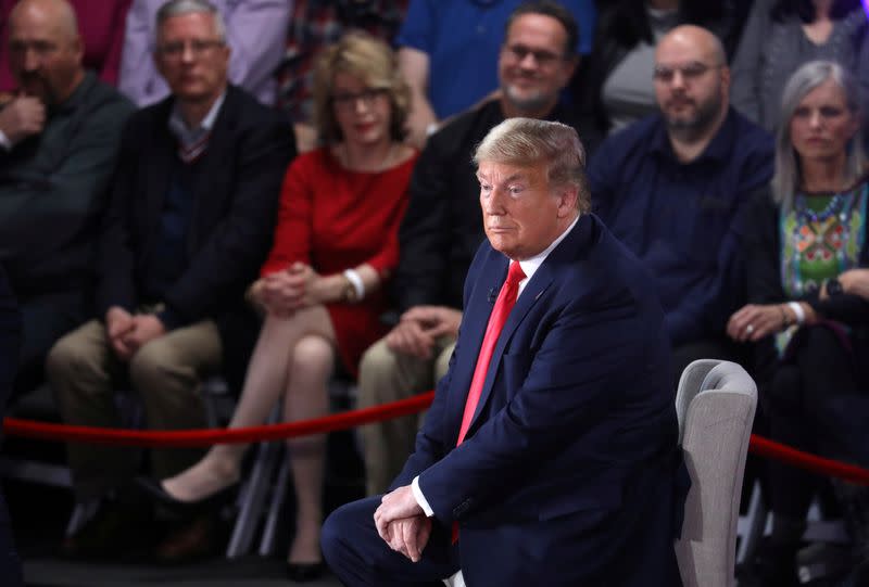 FILE PHOTO: U.S. President Trump town hall in Scranton, Pennsylvania