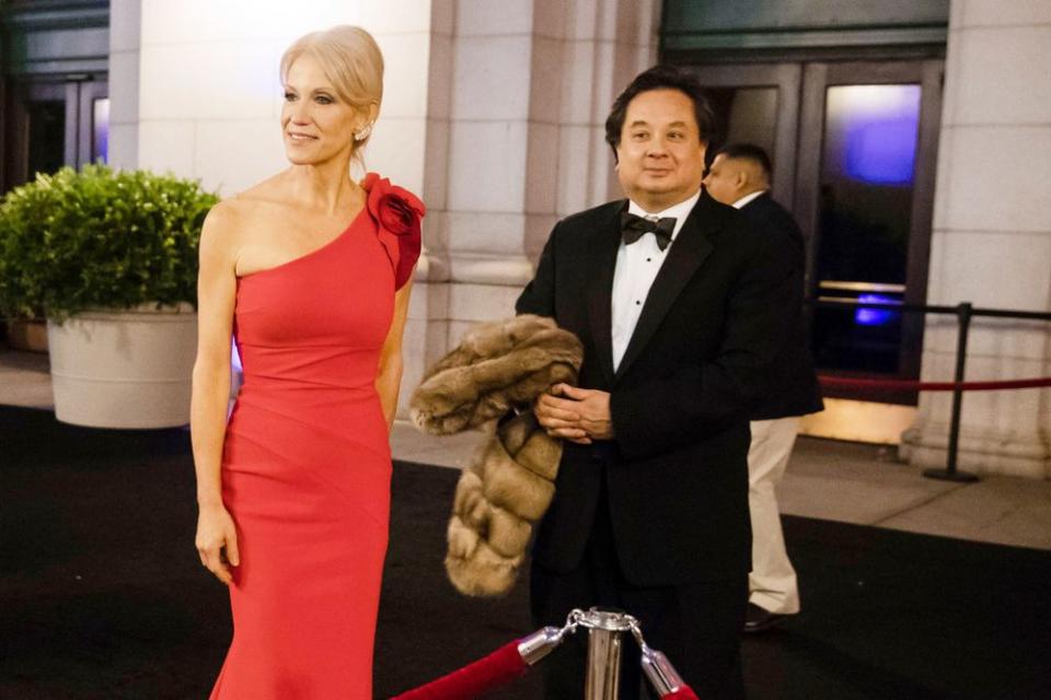 Donald Trump Breaks Silence on Kellyanne's Husband George