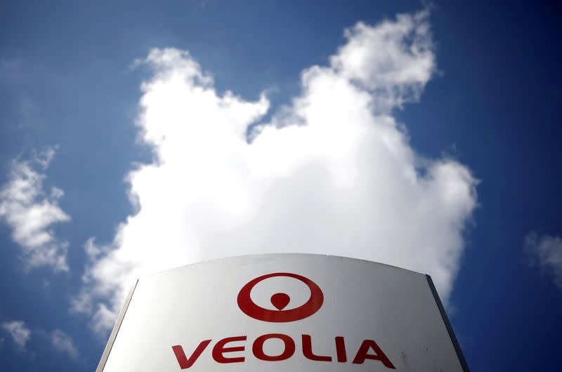 FILE PHOTO: Logo of Veolia