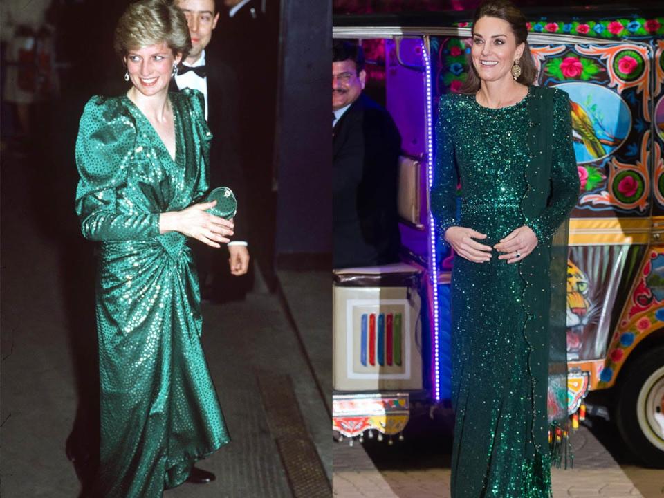 kate diana green dresses