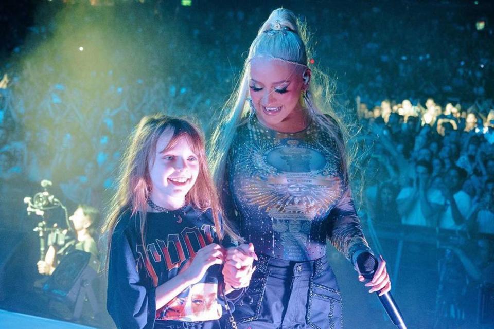 <p>Christina Aguilera/Instagram</p> Christina Aguilera and Summer. PHOTO: Christina Aguilera/Instagram