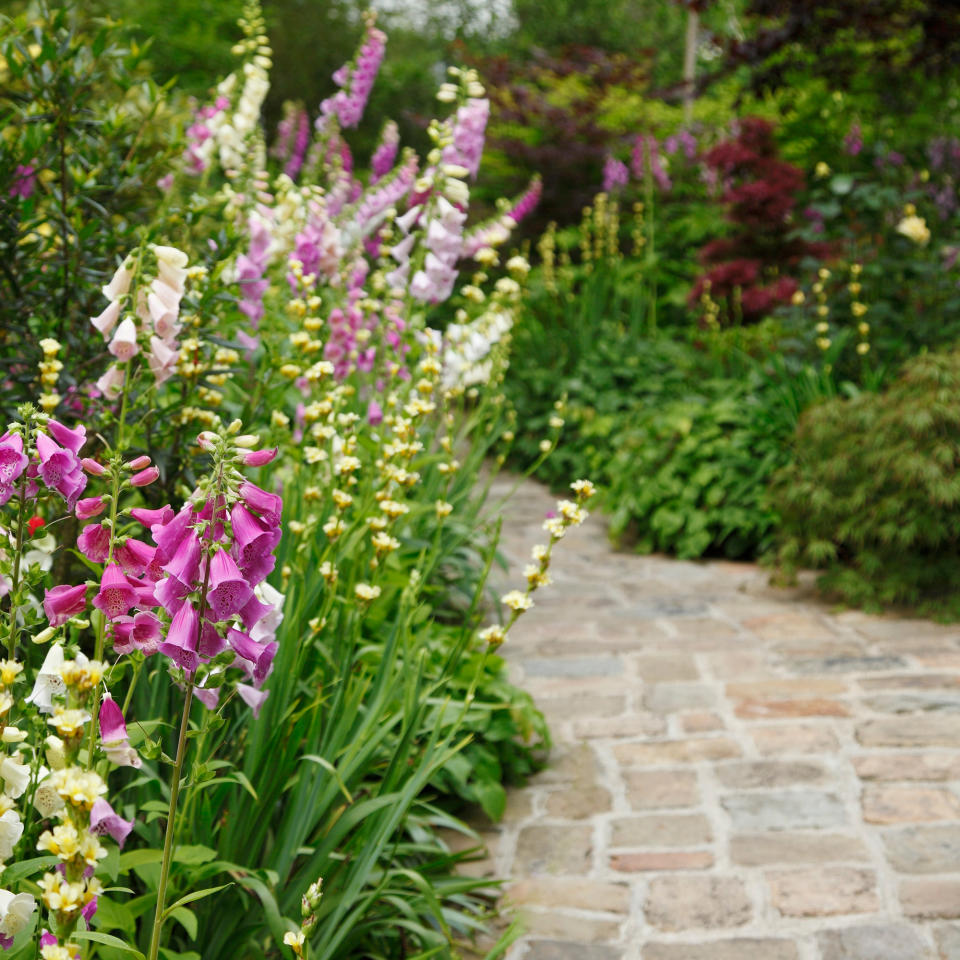 Create a cottage garden feel with cobbles