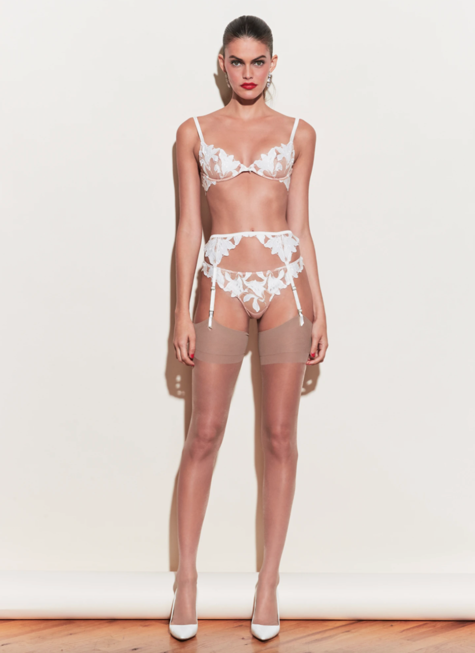 Fleur du Mal 'Lily' Hipster Thong in Ivory (Photo via Fleur du Mal)