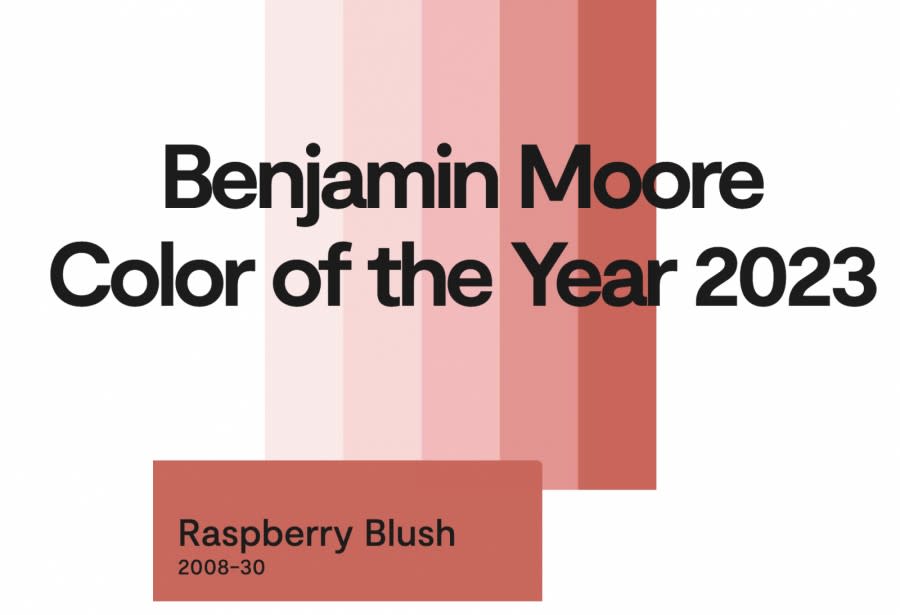 Benjamin Moore 2023 COTY Raspberry Blush 圖/Benjamin Moore