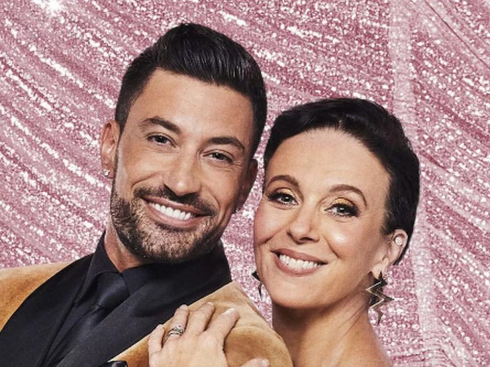 Giovanni Pernice and Amanda Abbington were partnered on ‘Strictly’ in 2023 (BBC)