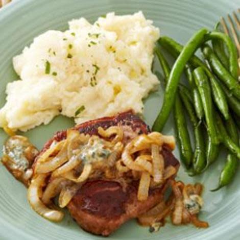 30-Minute Steak Dinner with Blue Cheese Sauce for $3.50