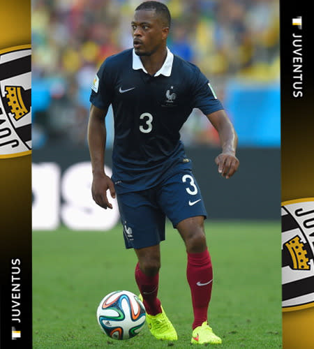 Patrive Evra is new to Juve having recently arrived from Manchester United. The French international was originally an attacker but primarily plays as a left-back.