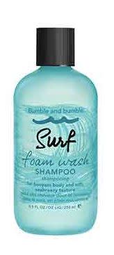 $24, <a href="http://www.bumbleandbumble.com/product/9192/26676/Products/SurfCampaign/surf-foam-wash-shampoo/index.tmpl" target="_blank">Bumbleandbumble.com</a>