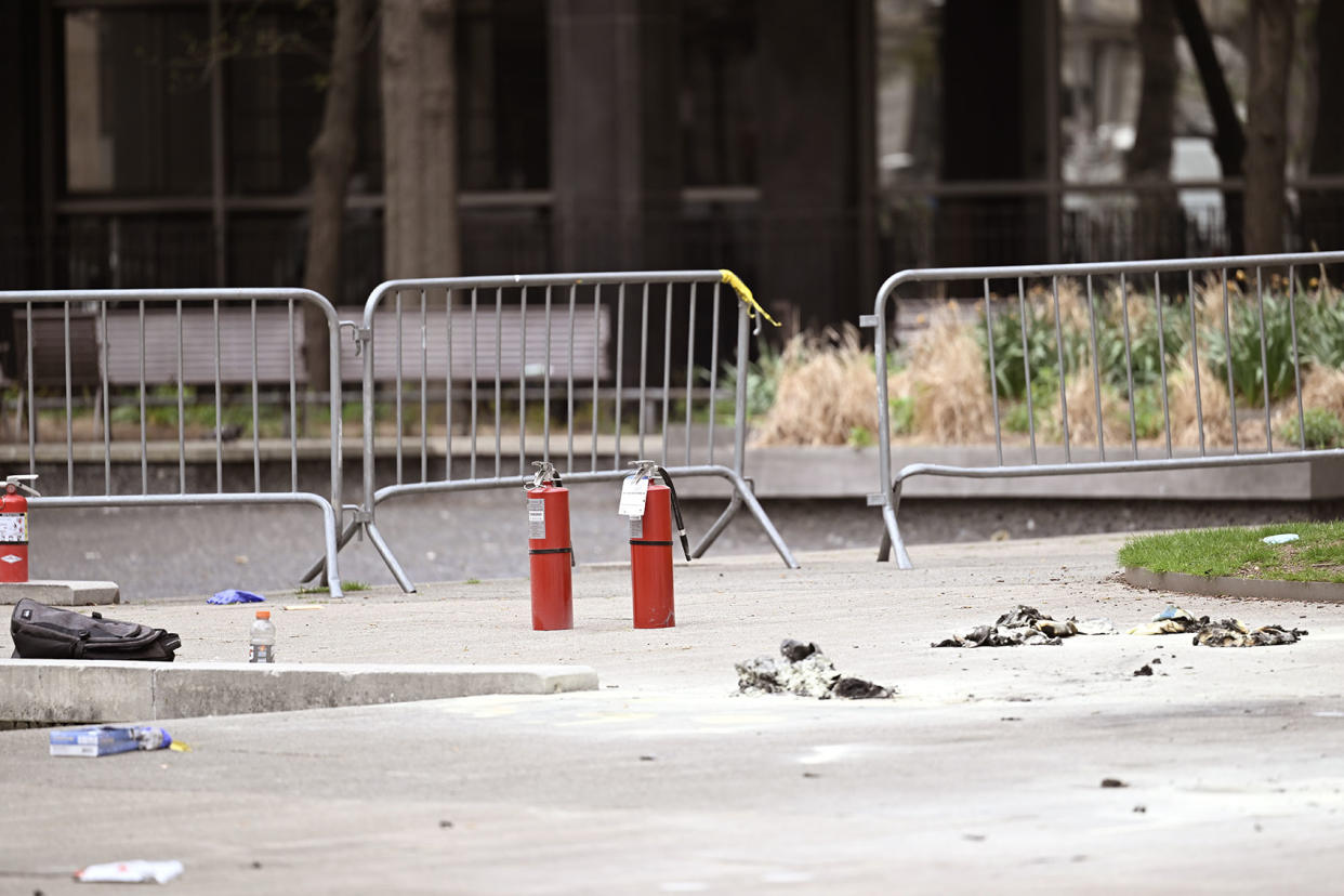 New York Self-Immolation Fatih Aktas/Anadolu via Getty Images