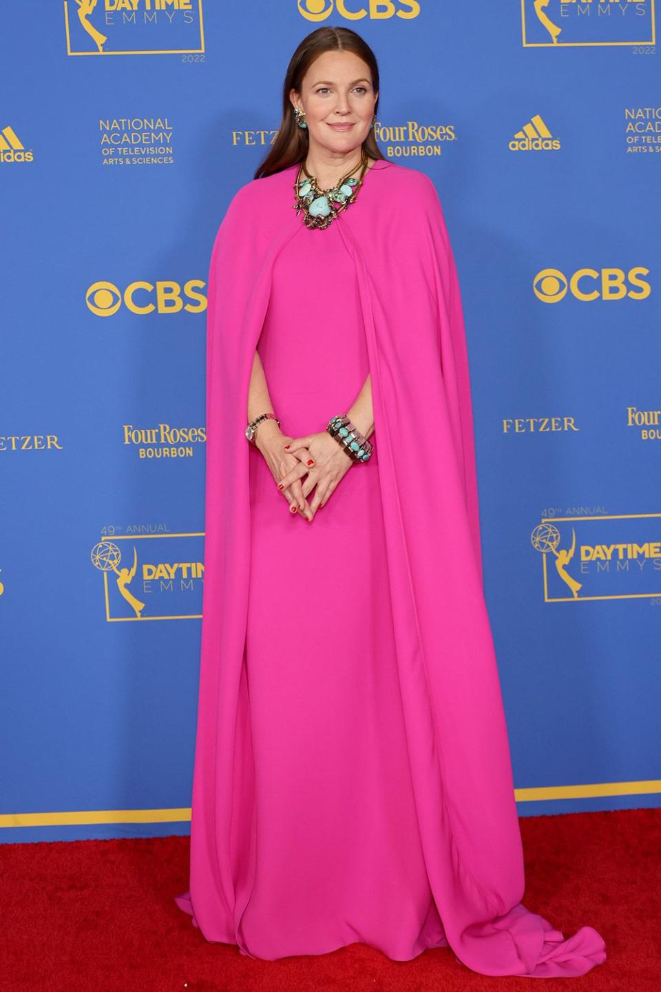 PASADENA, CALIFORNIA - JUNE 24: Drew Barrymore attends the 49th Daytime Emmy Awards at Pasadena Convention Center on June 24, 2022 in Pasadena, California. (Photo by Amy Sussman/Getty Images)