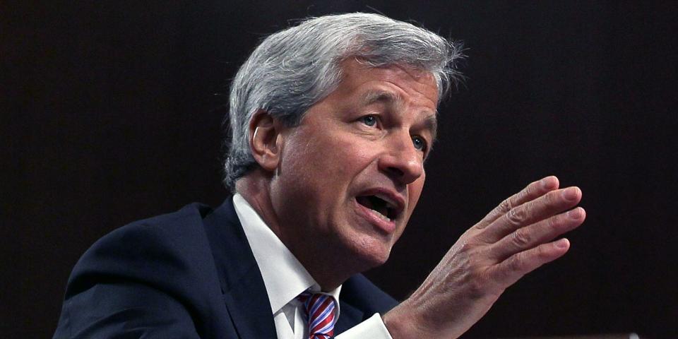 President and CEO of JPMorgan Chase Co. Jamie Dimon testifies before a Senate Banking Committee hearing on Capitol Hill June 13, 2012 in Washington, DC.