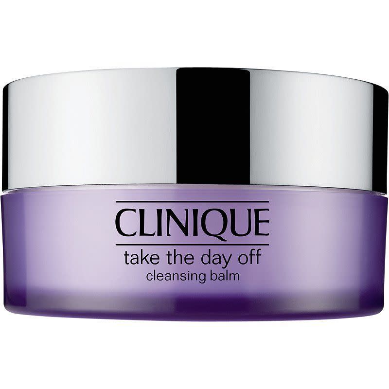 <p><strong>Clinique</strong></p><p>ulta.com</p><p><a href="https://go.redirectingat.com?id=74968X1596630&url=https%3A%2F%2Fwww.ulta.com%2Fp%2Ftake-day-off-cleansing-balm-makeup-remover-xlsImpprod11771009&sref=https%3A%2F%2Fwww.harpersbazaar.com%2Fbeauty%2Fg37912239%2Fulta-black-friday-cyber-monday-deals-2021%2F" rel="nofollow noopener" target="_blank" data-ylk="slk:SHOP NOW AT ULTA;elm:context_link;itc:0;sec:content-canvas" class="link ">SHOP NOW AT ULTA</a></p><p><strong><del>$34</del> $23.80</strong></p><p>This highly popular cleansing balm is both dermatologist- and ophthalmologist-tested, and has a gentle formula that removes even the most stubborn makeup with ease.</p>