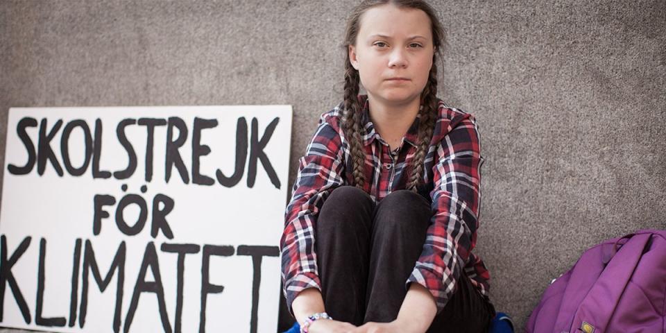 Climate activist Greta Thunberg in the documentary "I Am Greta."