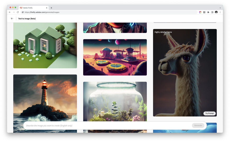 With Firefly, Adobe gets into the generative AI game