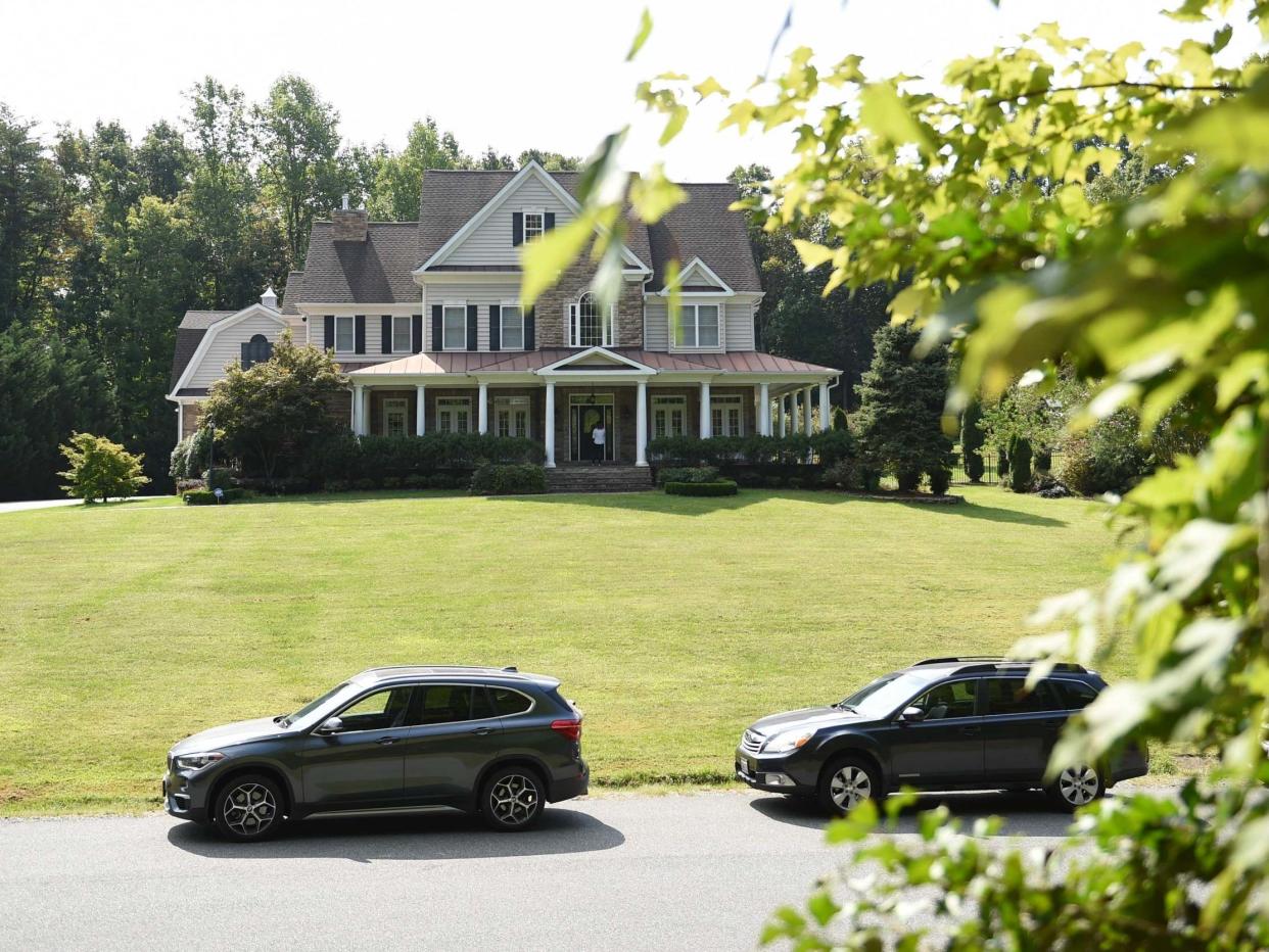 The house in Stafford, Virginia, reportedly used by alleged spy Oleg Smolenkov: AFP/Getty Images