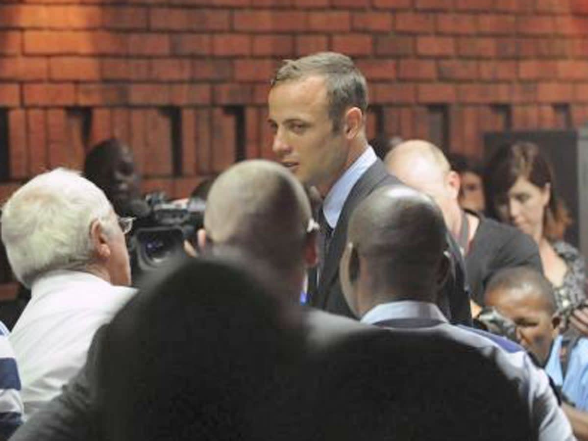 Pistorius’s trial attracted widespread media coverage at the time (Reuters)